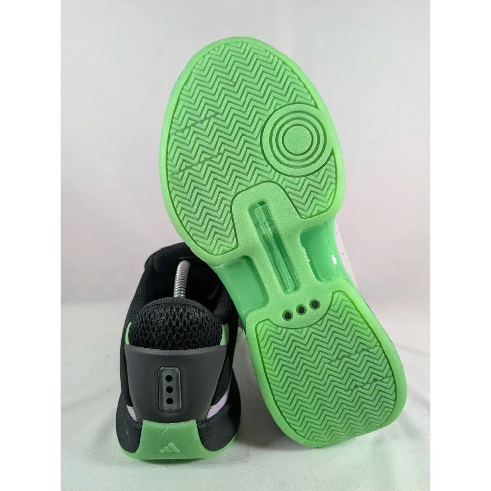 adidas Nova IIInfinity JR7601 Men’s 9 Black Lime Burst Pure Teal Sneakers NWT